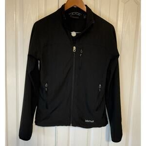 Marmot Black Full-Zip Tempo M3 Softshell Women's Jacket Size Medium Gorpcore